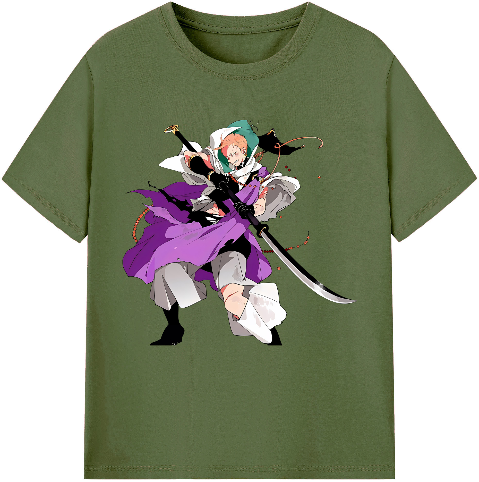 （画像用） 刀剣乱舞 Touken Ranbu 綿100％半袖Tシャツ（フロントプリント）